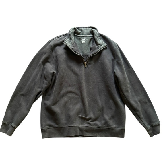 Arrow Black 1/4 Zip Pullover Sweater – Men’s Size XL - Picture 1 of 4